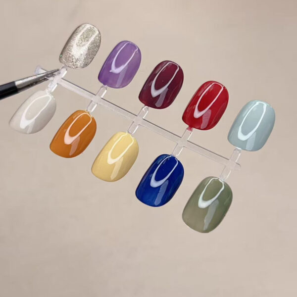 Daily Wear Short Press-On Nails | Nail Beauty Comfortable Reusable Style Comfort Fit & Long-Lasting Wear