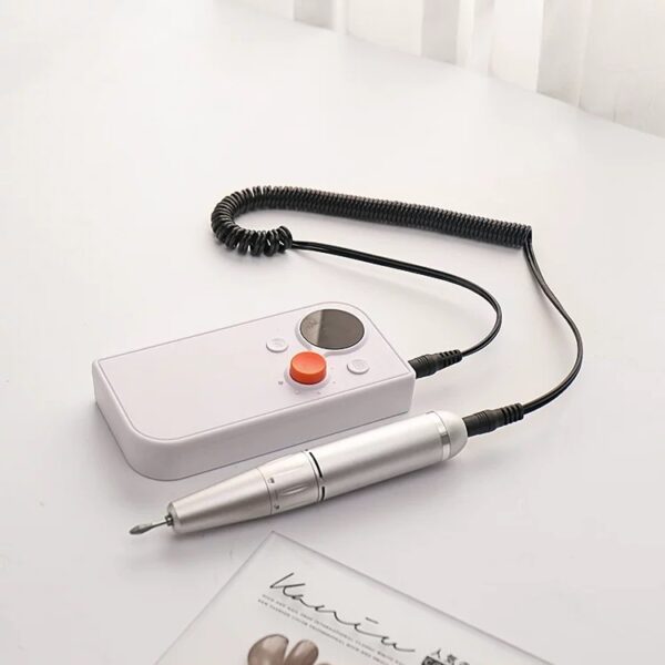 Portable rechargeable Nail Drill white