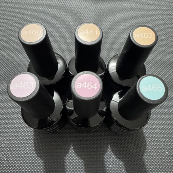 6 Macaron colors Gel Nail Polish set