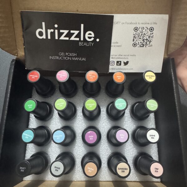Drizzle Beauty 20 colors gel nail polish set