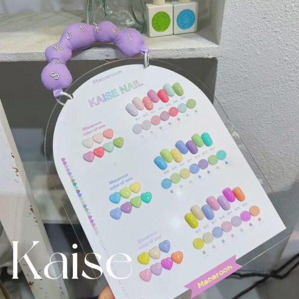 21 macaroons colors gel nail polish set