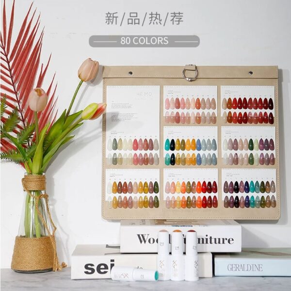 80 Jelly colors translucent gel nail polish set