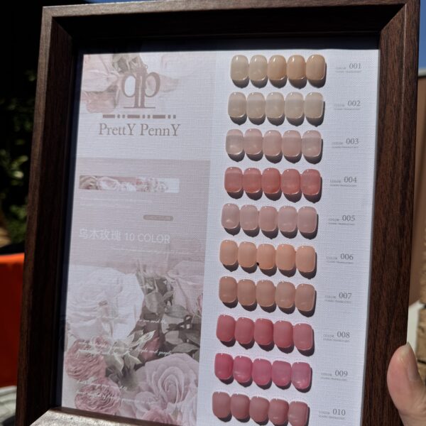 10 colors Gel Nail Polish Rose Peony set