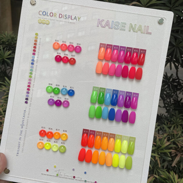 22 colors fluorescence set Gel Nail Polish