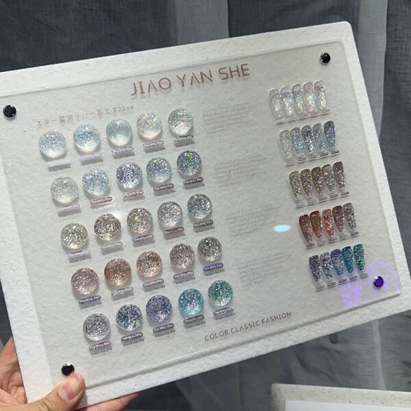 Platinum Opal Stunning Nail Gel Polish Set